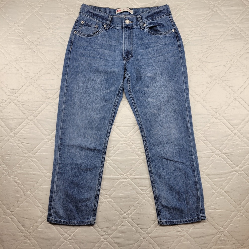 Levis‎ 505 Regular boys blue jeans size 12 Husky